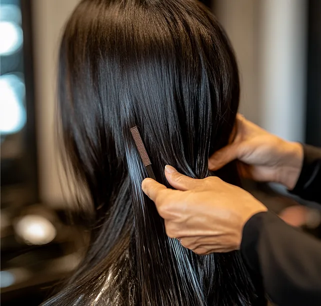women’s hair cutting