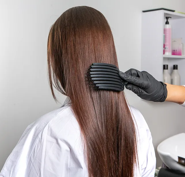women's long hair balayage services