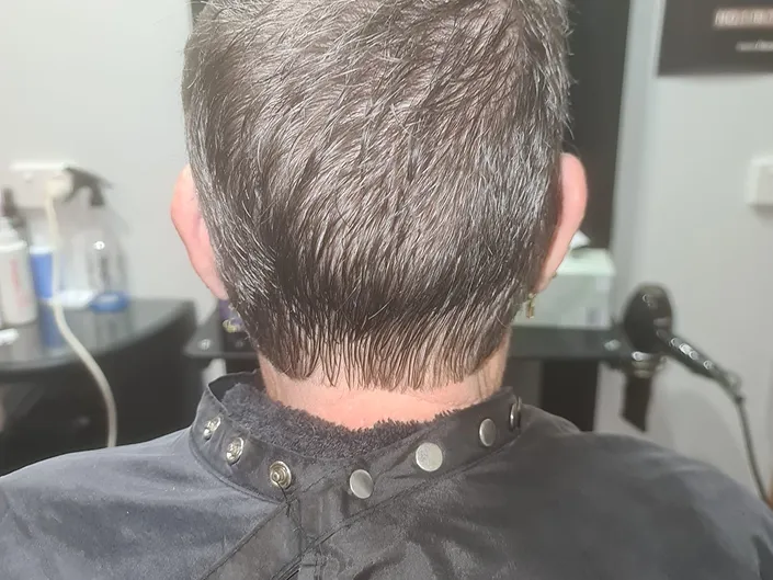 men's haircut