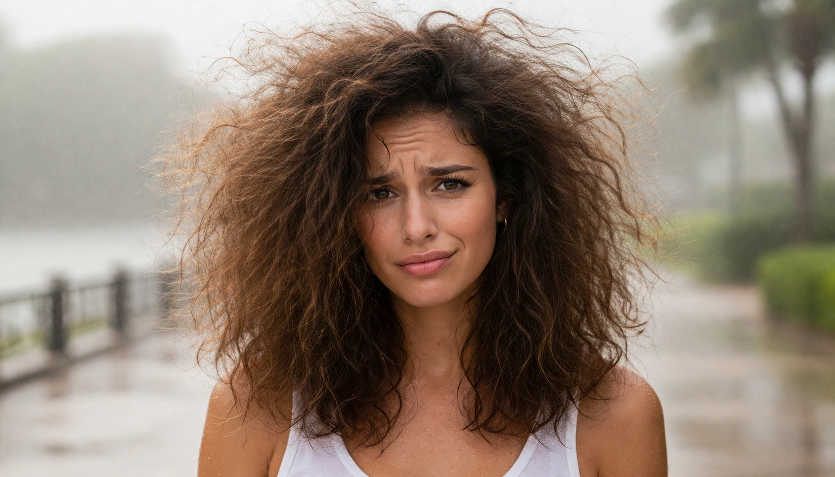 Frizzy vs Smooth Hair in Humid Weather – Salon Blow Dry Transformation