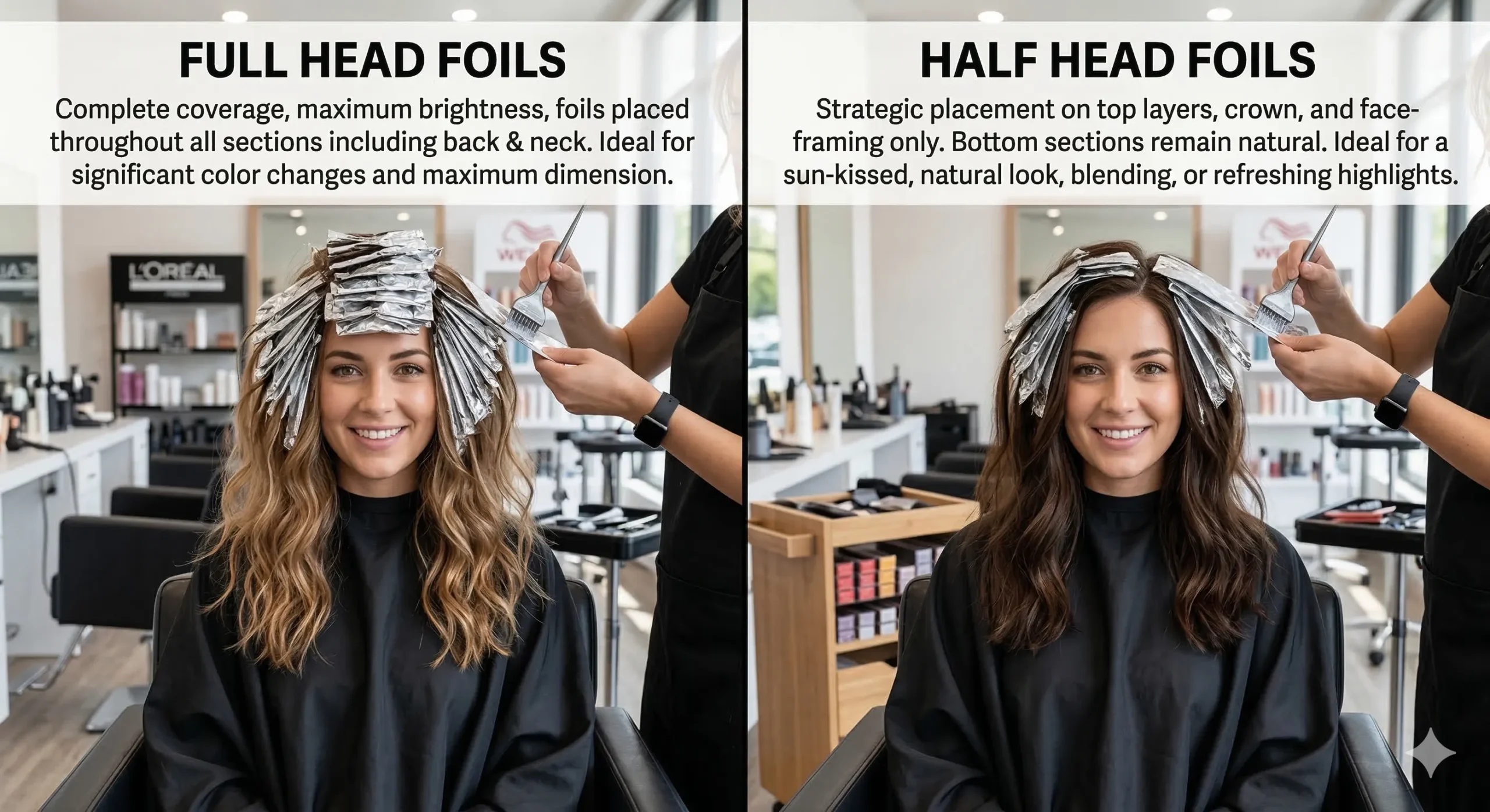 Full Head vs Half Head Foils