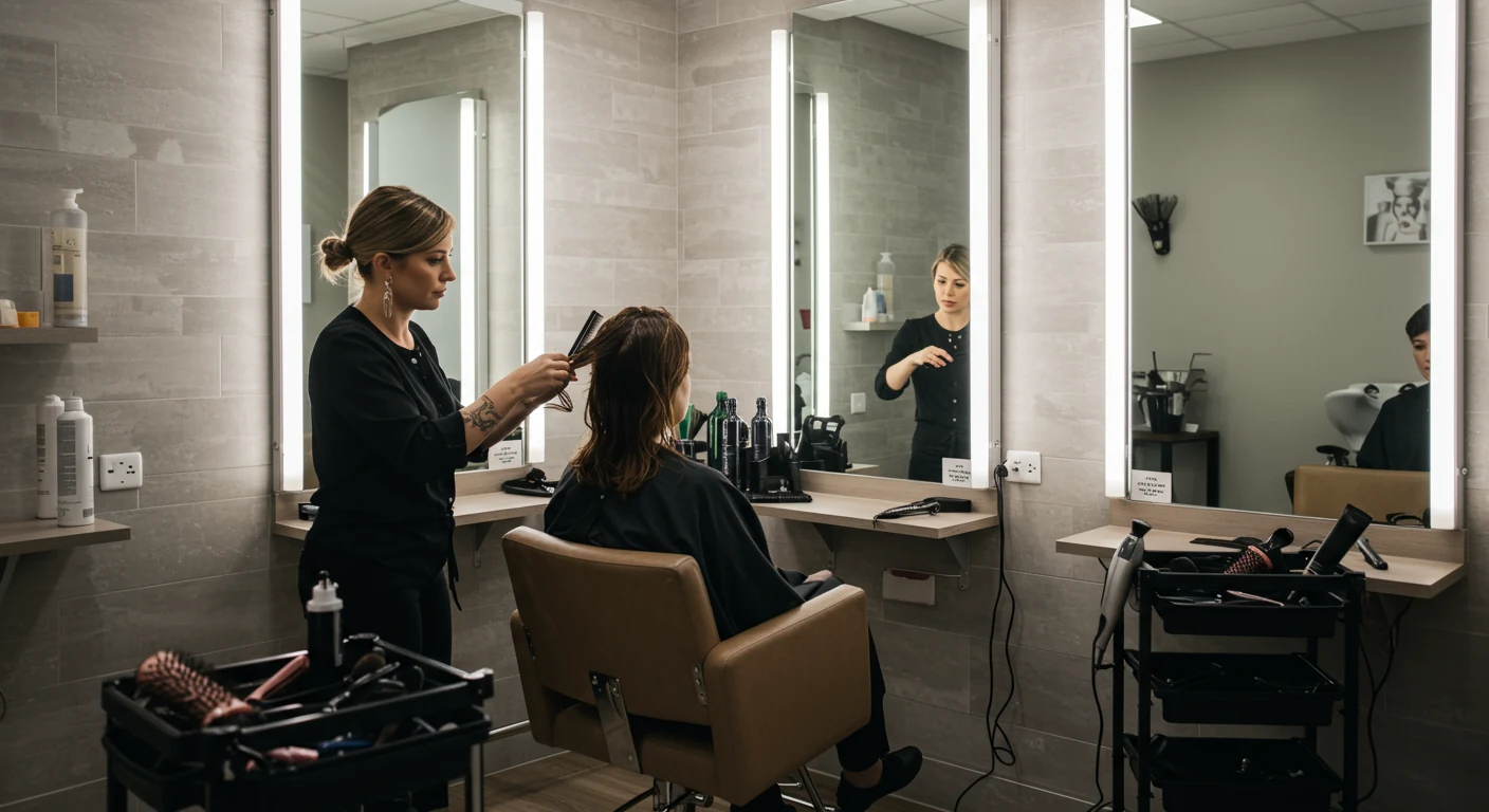 Hair Hub Hillcrest salon appointment with stylist and client in a calm private setting