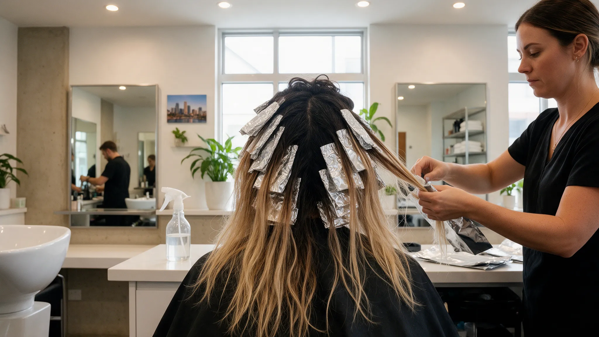 Professional hair styling and salon service