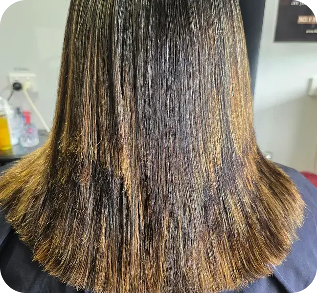 Hair after treatment